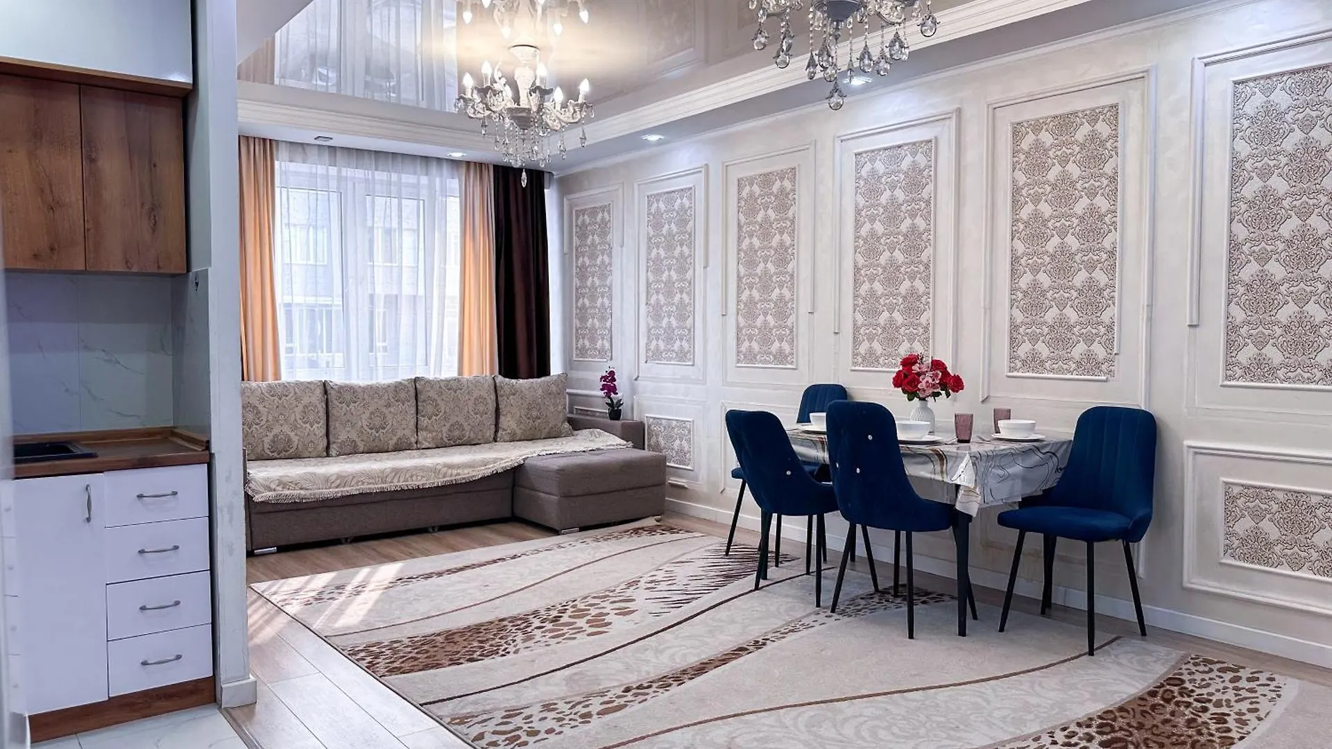 Светлая Квартира В Жк Атлант Недалеко От Арбата Almaty Apartment