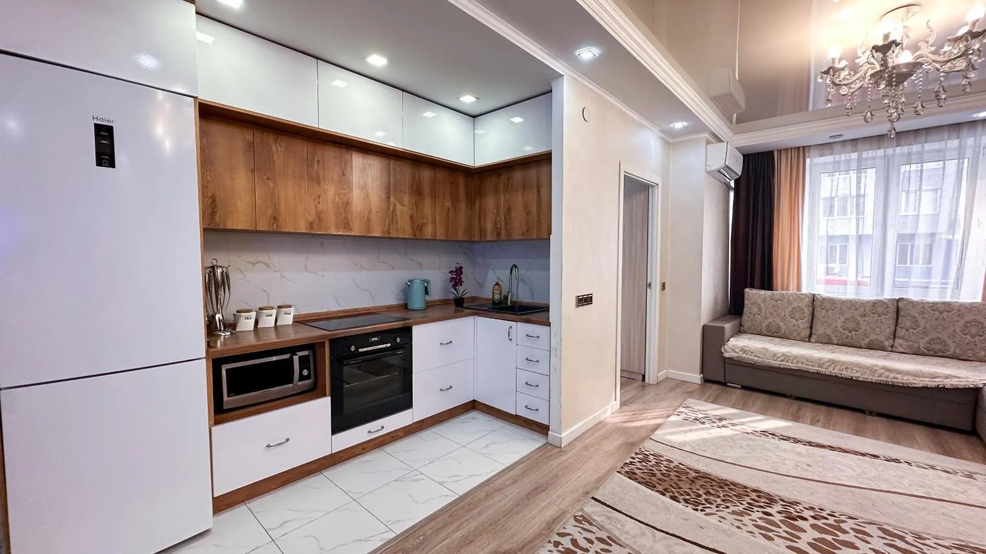Apartmán Светлая Квартира В Жк Атлант Недалеко От Арбата Almaty